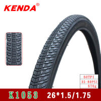 KENDA K1053จักรยานยาง26นิ้ว60TPI 26X1.5 26x1.75ยาง MTB จักรยานเสือภูเขา26 Pneu Ultralight 650G ความต้านทานต่ำระบายน้ำ