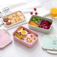 hot！【DT】✵㍿  1100ml Bento Food Microwave 3 Compartments Thermal Boxes To