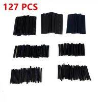 127 Pcs Heat Shrink Tube Sleeving Protection Kit Waterproof Polyolefin Electrical Wire Cable Insulation Wrap Shrinkage 2:1 Electrical Circuitry Parts