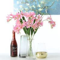 【LZ】∋№  Real toque alto freesias flores artificiais arranjos de casamento nupcial bouque decorações florais para decoração de casa