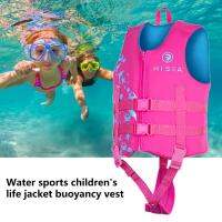 Children Buoyancy Vest Unisex Stereoscopic Cutting  Kids Life Jacket Practical Smooth Zipper Survival Suit For Swimming  Life Jackets