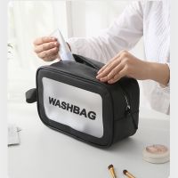 PVC Transparent Makeup Bag Women Wash Bag Travel Organizer Large Capacity Cosmetic Storage Bag Hand Clear Bags Neceser 2020