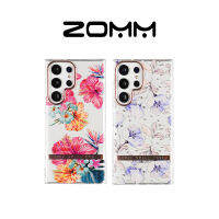 ZOMM เคสซัมซุง ลายดอกไม้ แบบอ่อน สำหรับ SS S23 Ultra/A54