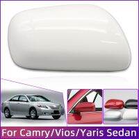 ที่คลุมกระจกมองข้างมองหลังปีกด้านนอกรถเคสกันน้ำ Housing Shell สำหรับโตโยต้า Vios P90รถซีดานยาริส2008-2013 Aurion Camry XV40 2006-2011