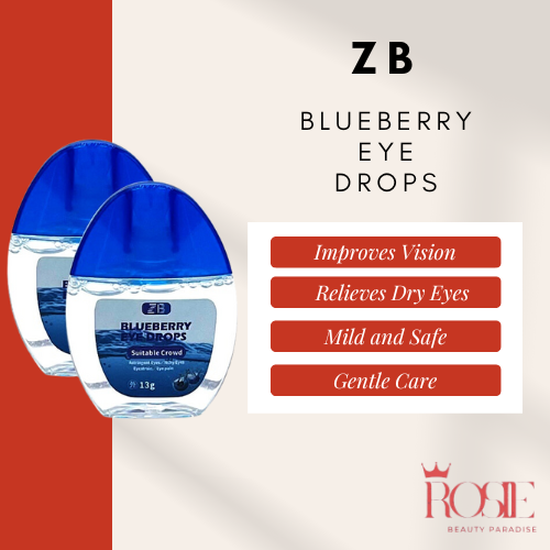 13g Blueberries Eye Drops for Clear Vision Dry Eyes Congestion Eyes