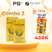 Combo 2 Hộp Viên uống Đông trùng hạ thảo Nhật Bản Tăng Cường Sức Khỏe