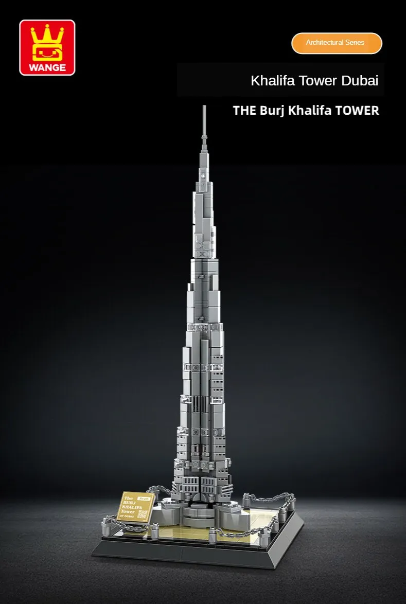 Mô Hình Tòa Nhà Dubai Burj Khalifa Lắp Ráp Các Khối Xây Dựng Nhỏ ...