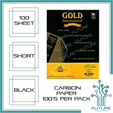 2023 New 50pcs A4 Carbon Paper Black Legible Graphite Transfer