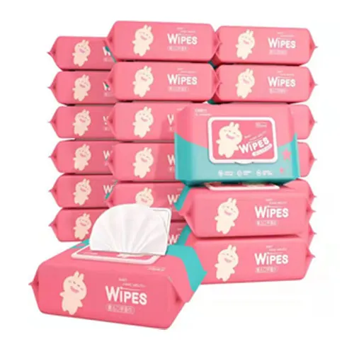80 Sheets Per Pack Multipurpose Used Baby Wipes Diaper Wipes