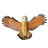 Owl Sculpture Resin Owl Craft Wall Decorations Realistic Animal Wall Art Sculpture for Living Room Bedroom Garden Backyard Office Farm very well