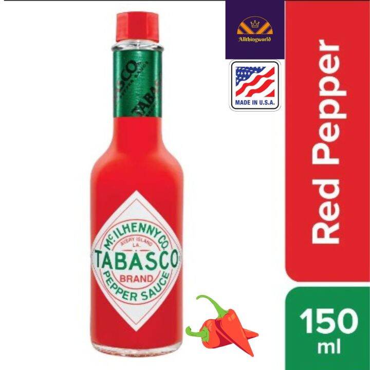 Tabasco sauce ซอสพริกทาบาสโก้ ซอสพริกทาบาสโก ขนาด150มิล Lazada.co.th