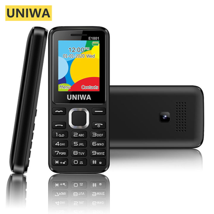 Uniwa E1801 Big Button Elderly Mobile Phone 2g Gsm Dual Sim Card Dual Standby Ultra Long