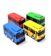 Tayo bus Xe ô tô đồ chơi trẻ em bộ 4 chiếc 4 màu xe chạy cót TAYO, NANI,
