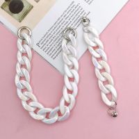 [COD] 20201 new mobile phone case diy acrylic chain bracelet girl heart magic hanging accessories materials wholesale