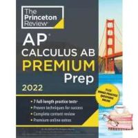 ส่งฟรี The Princeton Review AP Calculus AB Premium Prep 2022 (Princeton Review Ap Calculus Ab Premium Prep) (Paperback + Pass Code) [Paperback]