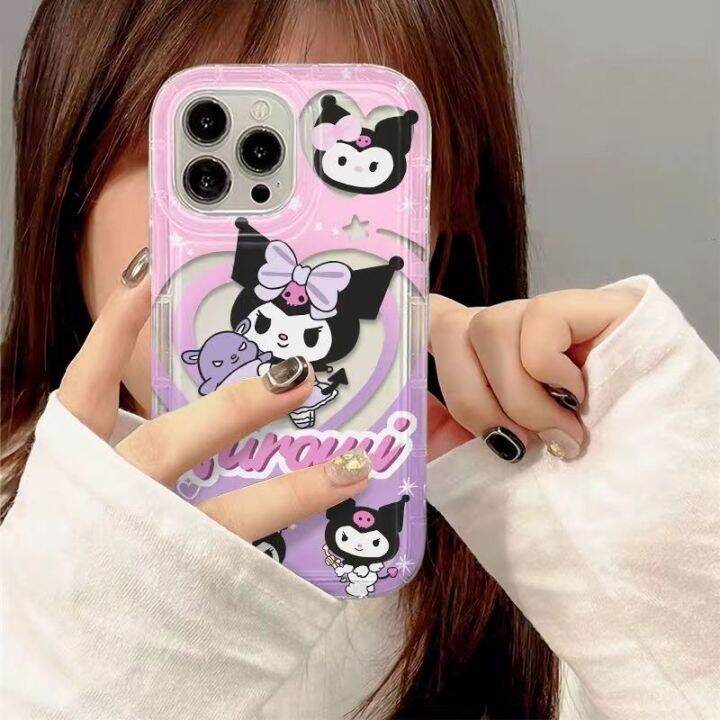 shine-electron-kuromi-hello-kitty-เคสโทรศัพท์โปร่งใส-samsung-galaxy-มา-s23-s20-s10-fe-s21-s22พิเศษบวก-a34-note-20-10-pro-a54-a53-a33