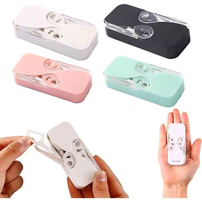 Greenfriend fully automatic dental floss dispenser, 12 (white) portable