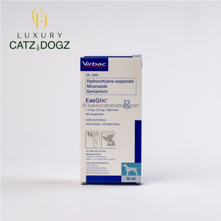 Virbac Easotic Ear Drops Suspension for Dogs 10ml Lazada PH
