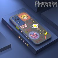 เคส Chenyyka สำหรับ Xiaomi Poco F4 Redmi K50 Pro K40s การ์ตูนน่ารักเซเลอร์มูนคล้ายฝ้าแฟชั่นแข็งลายขอบซิลิโคนเคสโทรศัพท์เคสกันกระแทกป้องกันเลนส์กล้องคลุมทั้งหมด