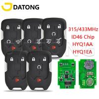 Datong กุญแจ Mobil Remote Control โลกสำหรับ Chevrolet ซูเบอร์เบินทาโฮ Silverado GMC Sierra Yukon การ์ด HYQ1AA HYQ1EA ID46 433Mhz