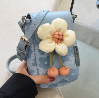 Luxury Women nd Canvas Crossbody Bag Fashion Flower Bucket Messenger Bag for Women Versatile Fashion Trendy