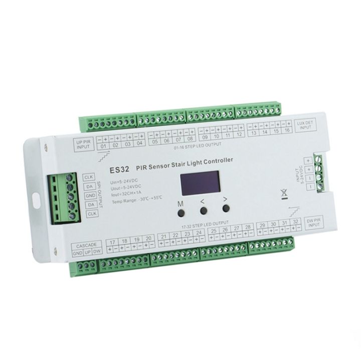32ch-es32-pir-sensor-stair-light-controller-human-body-infrared-inductive-switch-stair-lamp-control-for-single-color