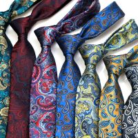 7CM Formal Mens Ties Ties For Men Floral Necktie paisley For men tie Wedding Business Party Neckwaear