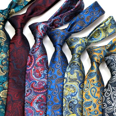 7CM Formal Mens Ties Ties For Men Floral Necktie paisley For men tie Wedding Business Party Neckwaear