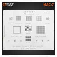 High Quality BGA Reballing Stencil MAC:7 for Macbook PRO/ A2159 NAND CHIPs A1989 RAM