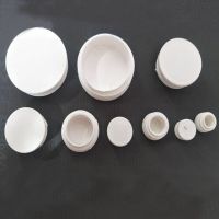 100Pcs White Plastic Blanking End Caps Round Pipe Tube Cap Insert Plugs Bung For Furniture Tables Chairs Foot Pads Protectors Pipe Fittings Accessorie