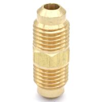 SAE Male 7/16 -20 UNF Fit Tube OD 1/4 Straight Brass SAE 45 Degree Pipe Fitting Connectors 1000PSI