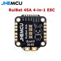 Jemcu Ruibet Dshot600 BLHELI_S 45A/55A 3-6วินาที30X30mm ESC 4In1ไร้แปรงถ่านสำหรับ FPV ฟรีสไตล์ชิ้นส่วน DIY กองเครื่องควบคุมการบิน