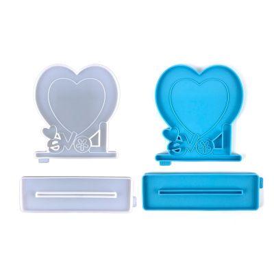 Photo Frame Decoration Silicone Mold LOVE Epoxy Jewelry Mold Resin Casting Pendant Mold Suitable for Diy Resin Crafts