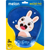 แผ่นรองเมาส์พร้อมเจลพักข้อมือ Melon Mouse Pad With Wrist Rest ML-321