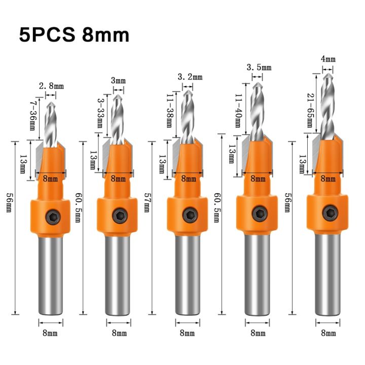 1pc-8mm-ก้านหัวเจาะงานไม้-hss-countersink-เราเตอร์บิตอุปกรณ์ถอนสกรูการรื้อถอนสำหรับเครื่องตัดการกัดไม้