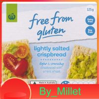 LIGHTLY SALTED MULTIGRAIN CRISPBREAD Woolworths 125 G.