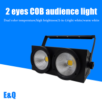 LED COB 2eyes 2x100W Blinder Lighting DMX Stage Lighting Effect DMX Controller Club Show Night DJ Disco,E&amp;Q Stage Lighting