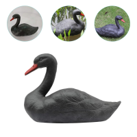 Swan Garden Statue Floating Pond Figurine Sculpture Fake Simulation Decoy Tea Goose Bird Animal Ornament Statues Pool