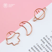 Kawaii Carrot Rose Gold Paper Clips Cute Paper Clip Book Mark Animal Paper Clip Bookmark Clip Stationery Modeling Paper Clip