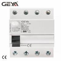 Geya Gyl9 Ac เหลือบรเวอร์เบรกเกอร์ที่แตกต่างกันเบรกเกอร์สวิตช์นิรภัย4P 25a 40a 63a 100a 80a