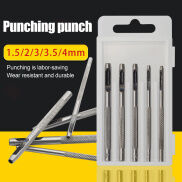Moscow Six 5 Cái Dụng Cụ Đục Lỗ Da Thắt Lưng Thép Tròn Dụng Cụ Đục Lỗ Da