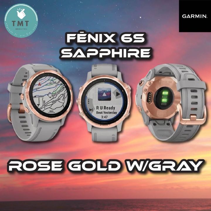 garmin-fenix-6s-sapphire-นาฬิกา-gps-มัลติสปอร์ต-อัพเกรดมาดีกว่าเดิม-รับประกันศูนย์-1ปี