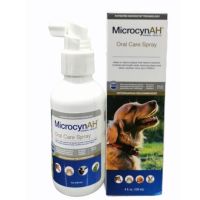 MicrocynAH Oral Care Spray สเปรย์ทำความสะอาดช่องปาก ลดการสะสมของคราบหินปูนสำหรับสัตว์เลี้ยง 120 ml