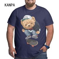 2022 Fashion T shirt for men summer 6xl 4xl Cool Skateboard Teddy Bear T Shirt Casual Man Tee T-Shirt Short Sleeve Cotton Tshirt