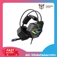 หูฟังเกมมิ่ง หูฟังเล่นเกมส์ Onikuma X20 Gaming Headset RGB 7.1 Black รับประกัน 2 ปี