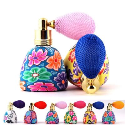 【CW】 15ml Perfume Bottles Refillable Bottle Atomizer Polymer Clay Spray Scent