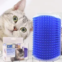 KDO แปรงหวีขน แปรงขนแมว แถมฟรี+CatnipMatatabi แปรงนวดขนแมว ติดตั้งง่าย Self Groomer for cat it itchy solved แปรงหวีขน แปรงลดขนร่วง แปรงหวีขนสัตว์ แปรงหวีขนสุนัข