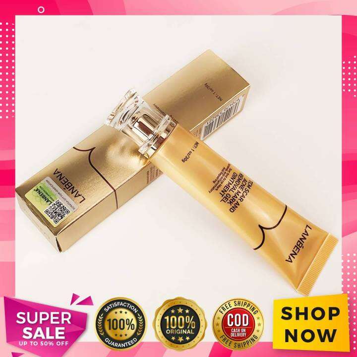 Original Effective Best Seller Cod Lanbena Acne Scar Remove Serum Acne Treatment Cream Skin