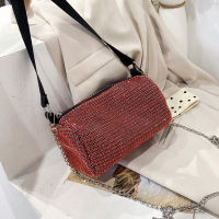 Popular Bag Simple Daily Female Portable Women Chain Handbag Glitter Rhinestone Lady Fashion Party Chain Shoulder Bags