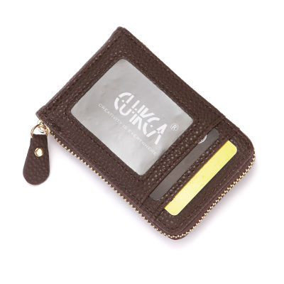 กระเป๋าใส่เหรียญมีซิปหลายช่องเสียบบัตรสำหรับสุภาพสตรีที่กระเป๋าเก็บบัตรอวัยวะ RFID ของกระเป๋าเก็บบัตรจัดเก็บ Cestlafit